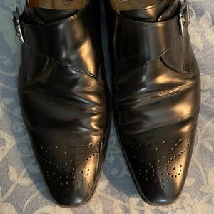 PAUL SMITH black leather men’s shoes size 10
